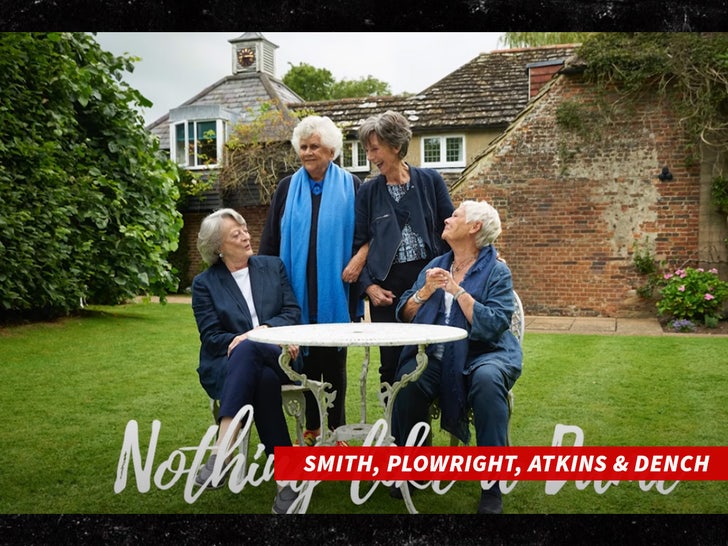 L to R- Maggie Smith, Joan Plowright, Eileen Atkins, and Judi Dench Picturehouse Entertainment sub swip