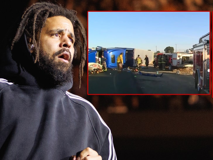 j cole crash CBS News getty