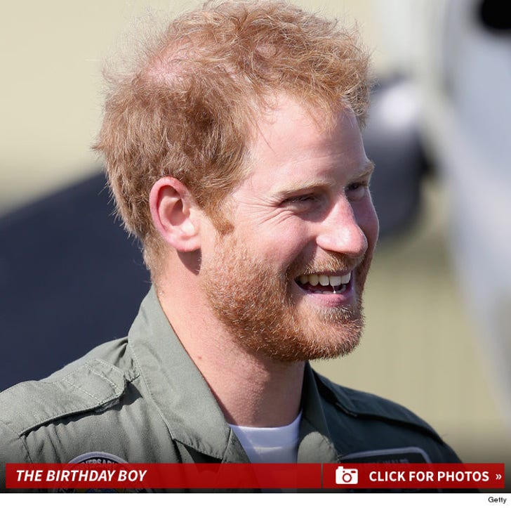 Prince Harry -- Ginger Bearded On His Birthday