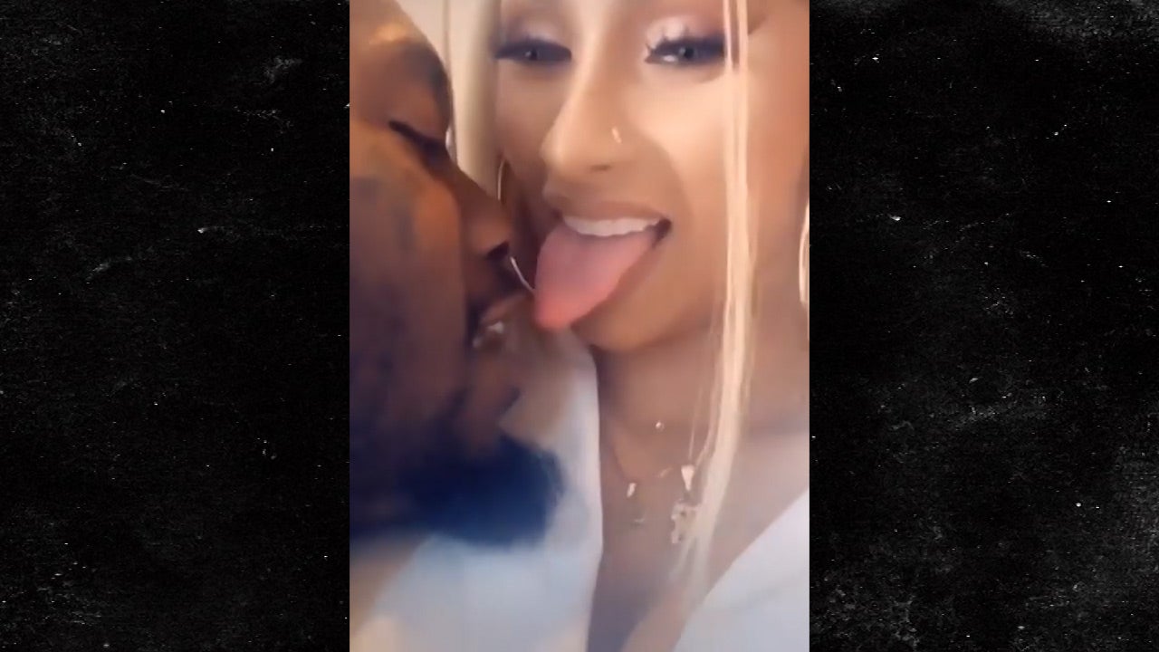 Cardi B and Offset Lick Each Other All Over