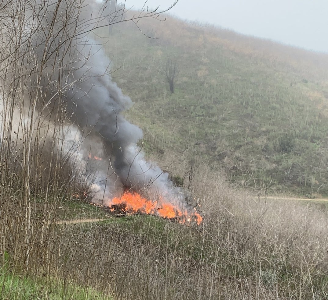 New Kobe Bryant Helicopter Crash Site Photos Show Intense Fireball