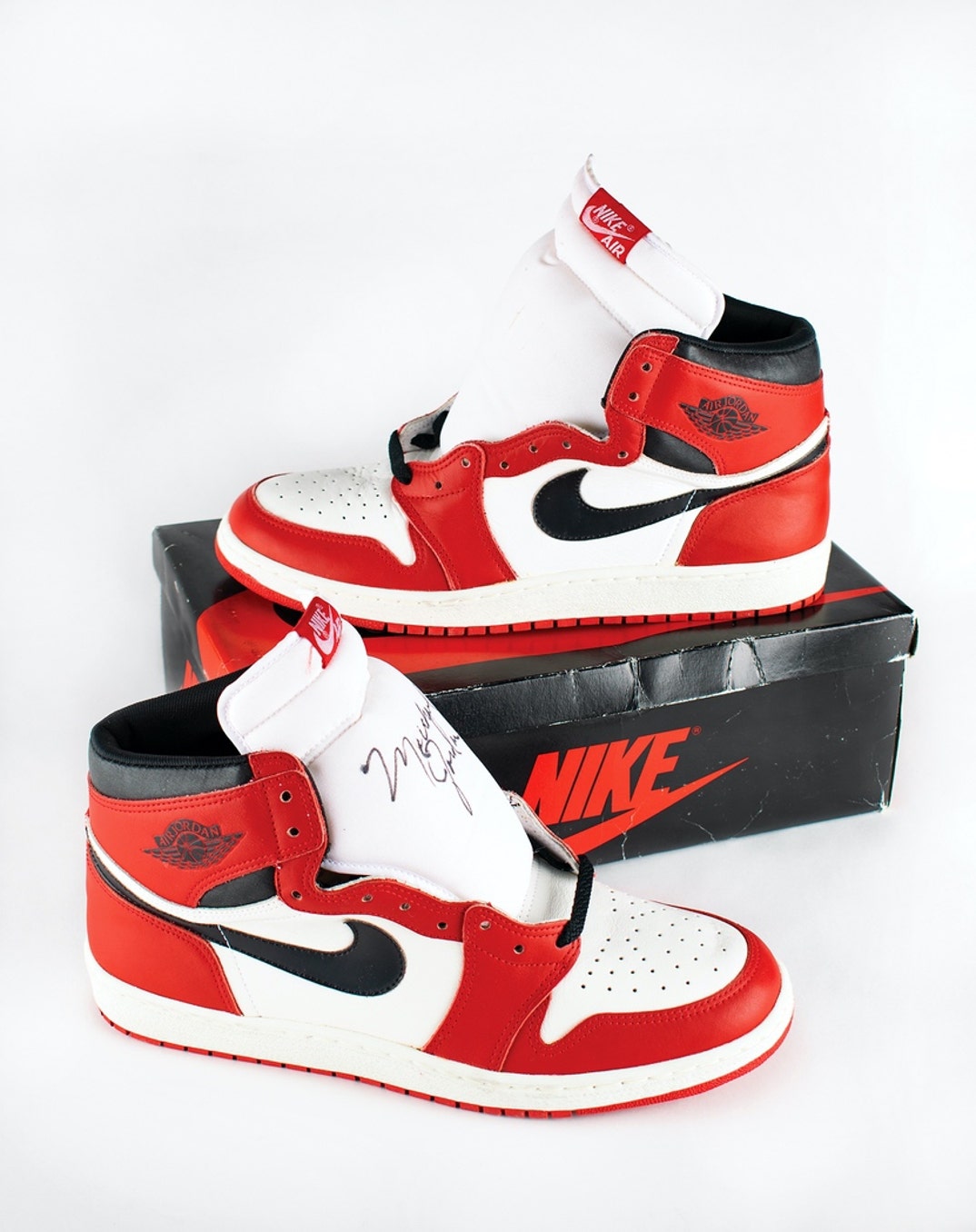 jordan 1 signed auction