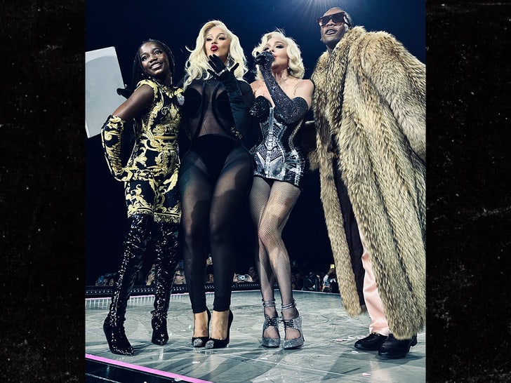 Cardi B Makes Surprise Appearance Onstage At Madonna Concert