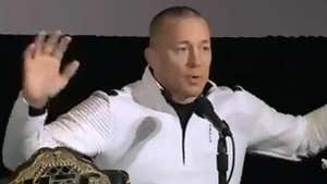 Georges St-Pierre Retires, 'You Should Retire On Top'