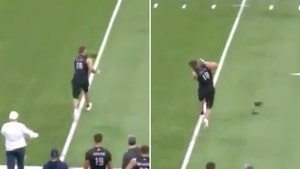 NFL Prospect Mitchell Wilcox Injured After Getting Hit In Face At Combine