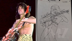 Eddie Van Halen's Original Guitar Body Rest Patent Up for Sale