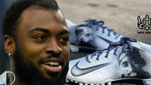NFL's J.D. McKissic Honors Tupac, Nipsey Hussle With Rap-Inspired Cleat Design
