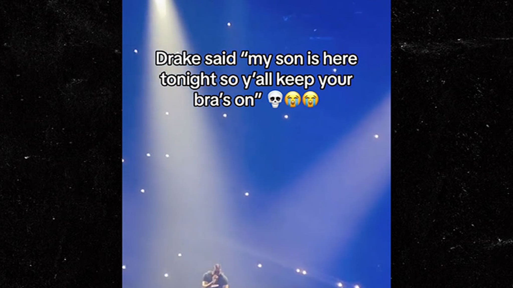 Drake Tells Crowd at Concert Not to Throw Bras Because Son Adonis is Present