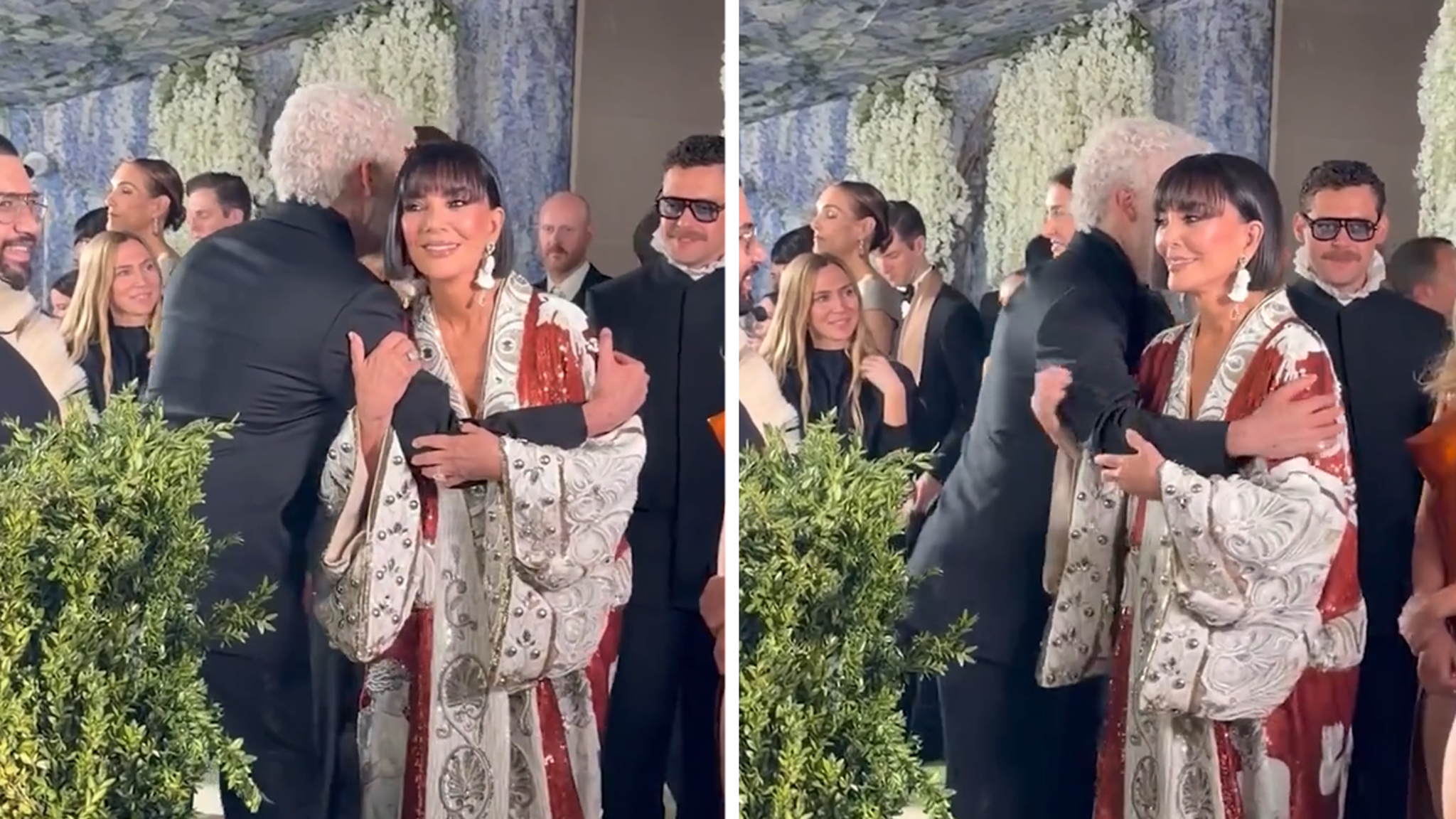 Bad Bunny's Awkward Met Gala Hug with Kris Jenner Caught on Video