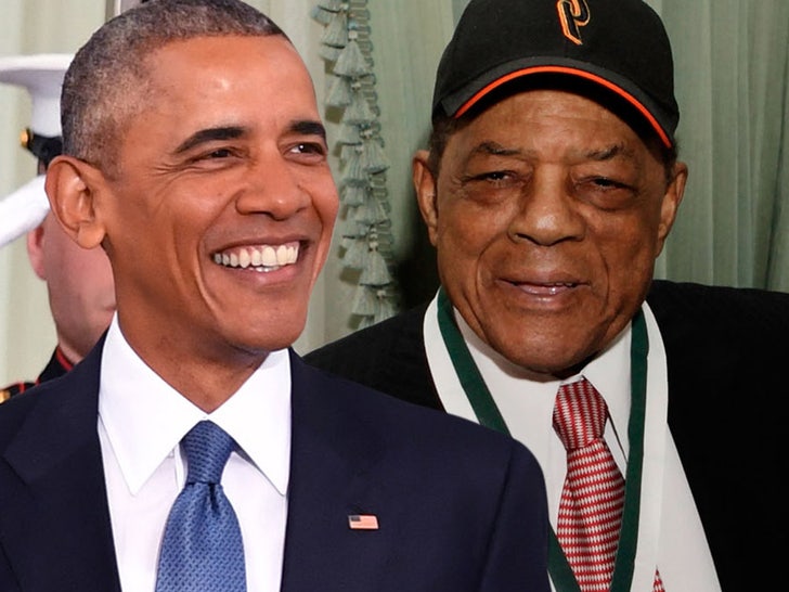 0506 barack obama willie mays getty comp