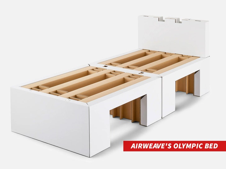 Cardboard Beds at Olympics