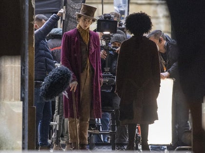 Timothée Chalamet Spotted in Character as Willy Wonka Filming in Oxford