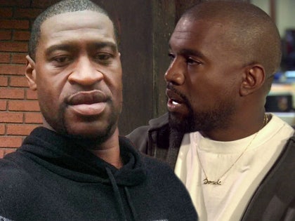 kanye west, george floyd