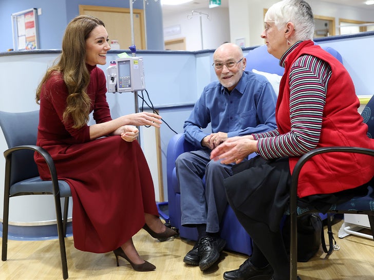 Kate Middleton Visits The Royal Marsden Hospital In London