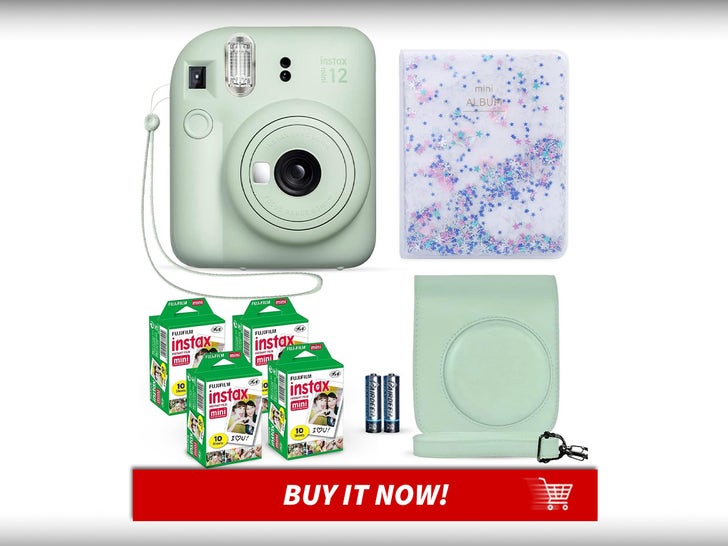 Fujifilm-Instax-Mini-12-Instant-Camera-Mint-Green-NYE-Party-Supplies-MAIN