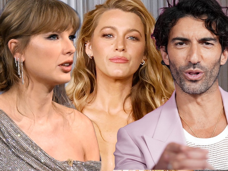 Taylor Swift Blake Lively Justin Baldoni Getty Comp