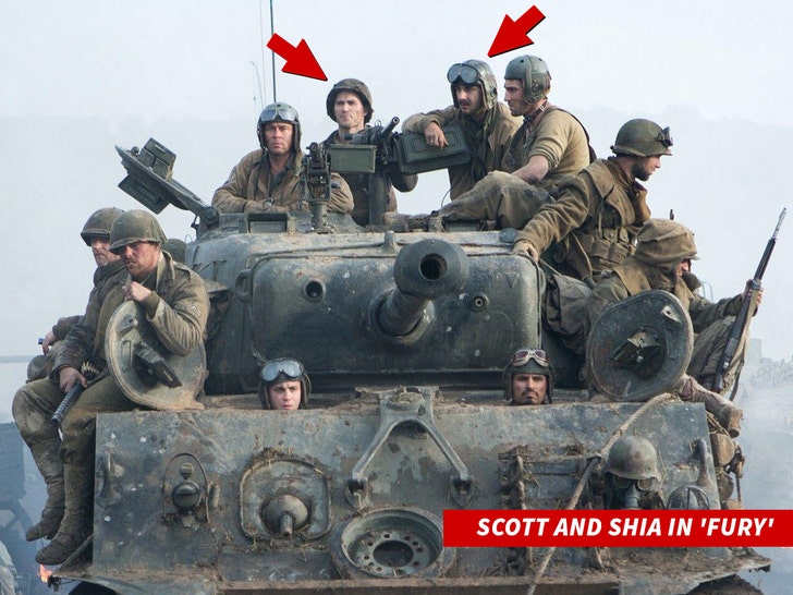 Scott Eastwood and Shia LaBeouf Alamy 1
