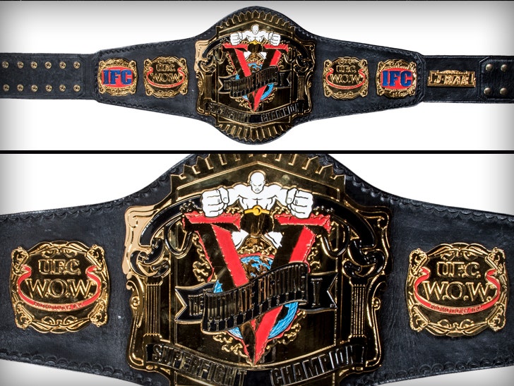 UFC 5's Iconic 'Superfight' Belt Hits Auction Block, Could Fetch $100k!