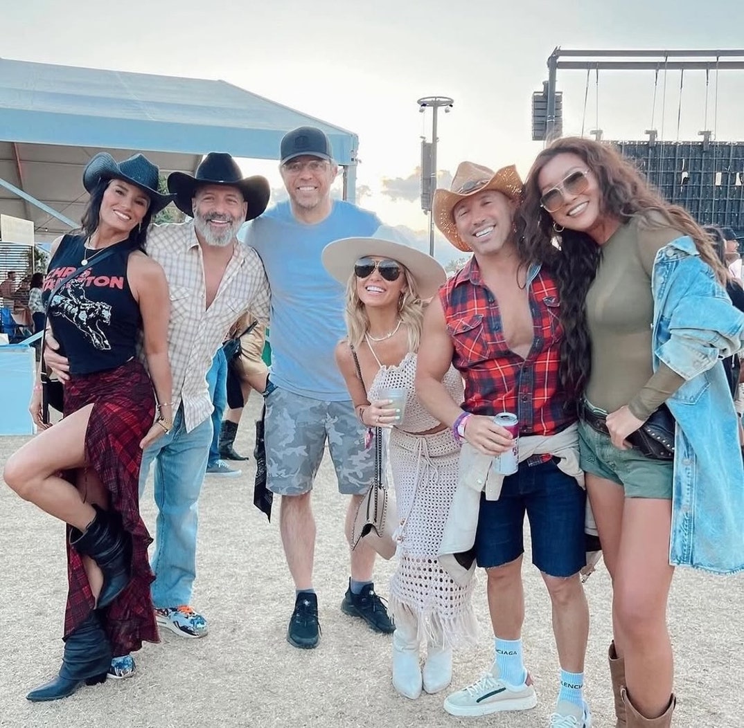 Heidi D'Amelio, Marc D'Amelio, Mary Fitzgerald, Jason Oppenheim and Jenny Ting