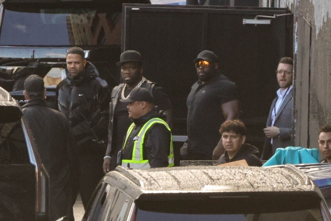 50 Cent Kim Kardashian Set of Eva 6