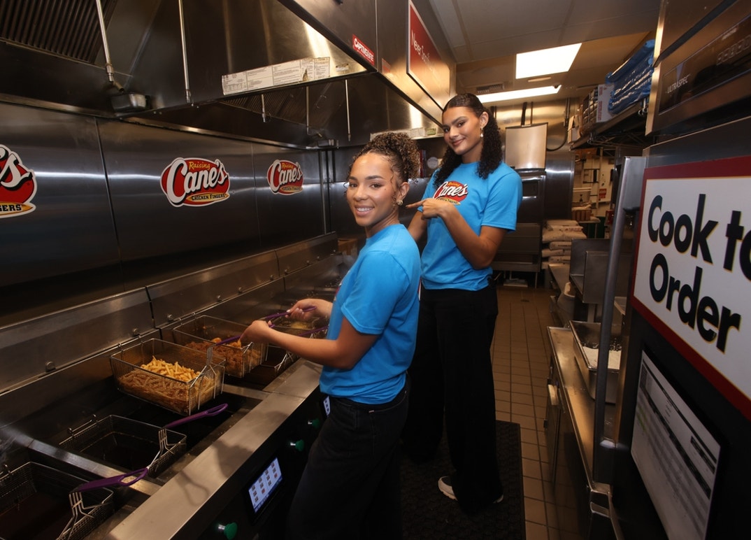 Lauren Betts and Kiki Rice Raising Canes 7