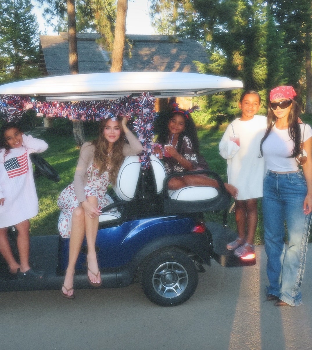 Kim Kardashian Lewis Hamilton Kids At Lake 6