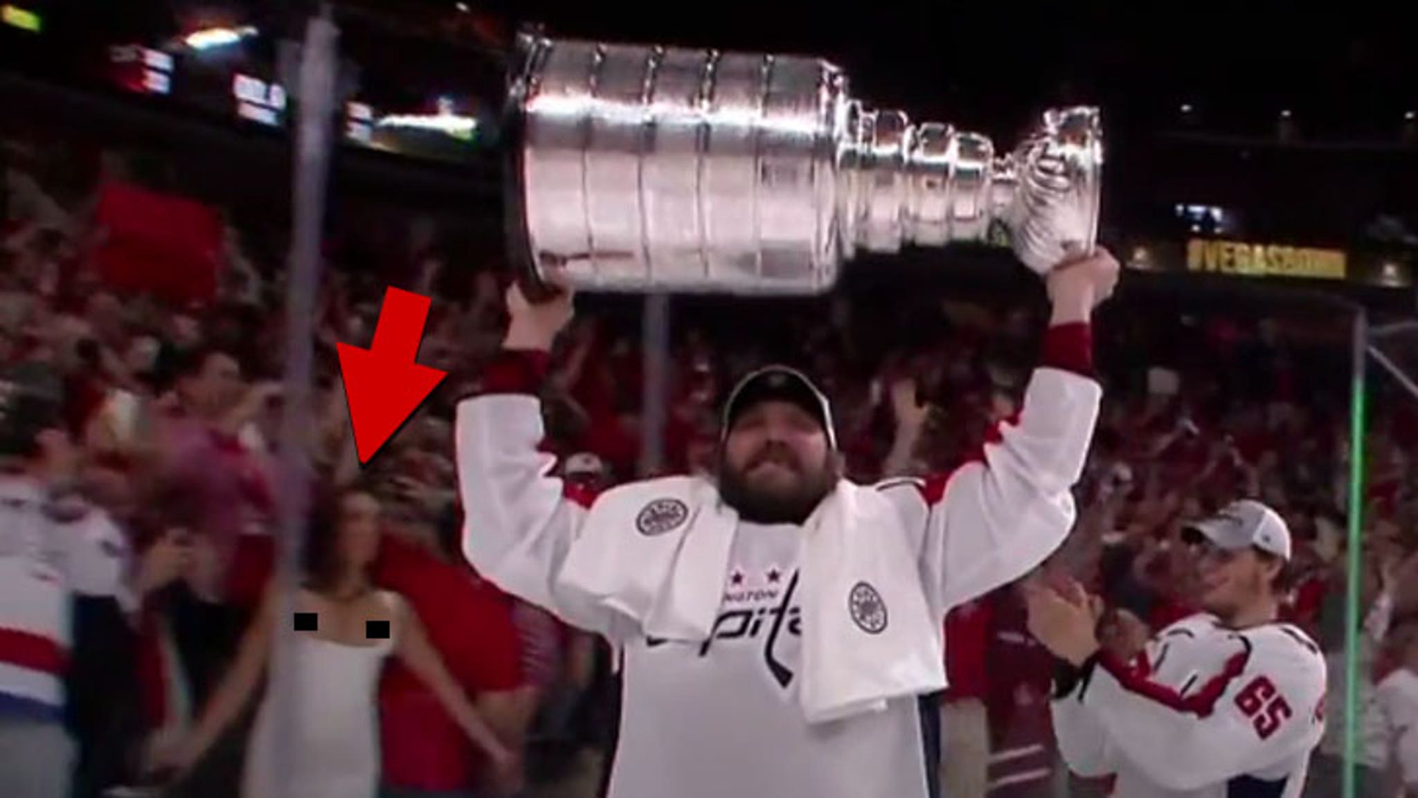 Capitals Get Boob Flashed By Fan During Stanley Cup Ceremony