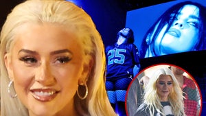 christina aguilera billie eilish kia forum main getty