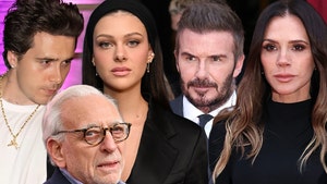 brooklyn beckham, nicola peltz and her billonaire dad facing off against victoria and dave beckham getty comp