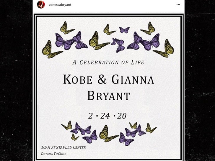 Kobe Bryant memorial service details announced following fatal crash that  killed 9