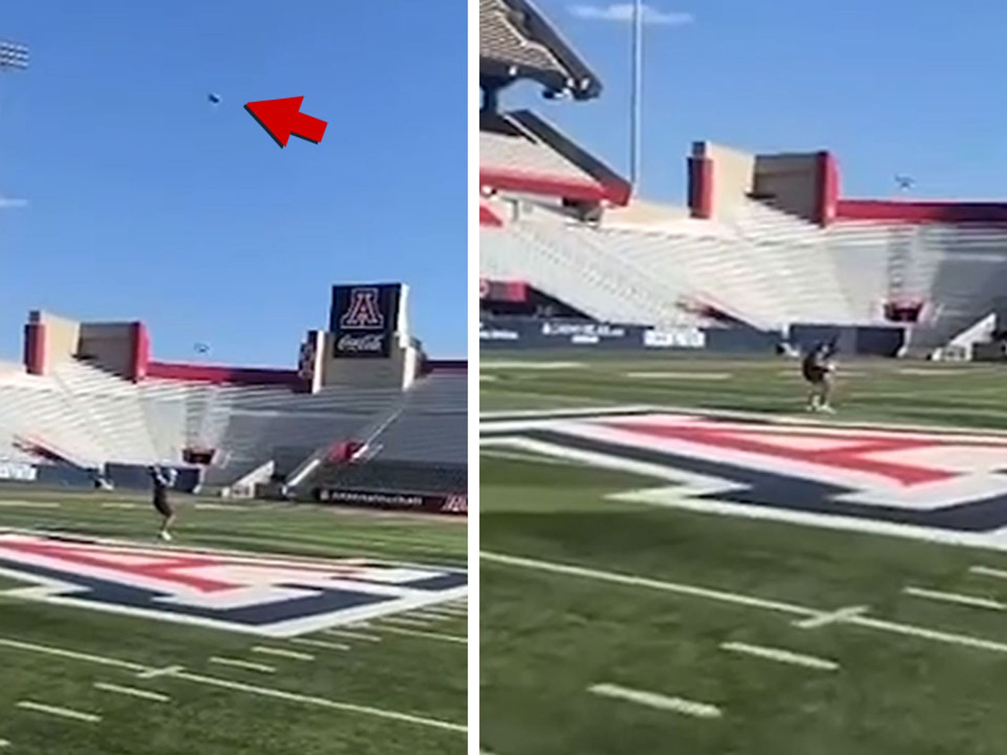 Gronk sets Guinness World Record catching ball dropped from helicopter