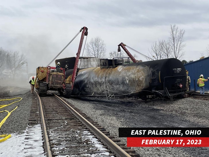 ohio train derailment getty 2