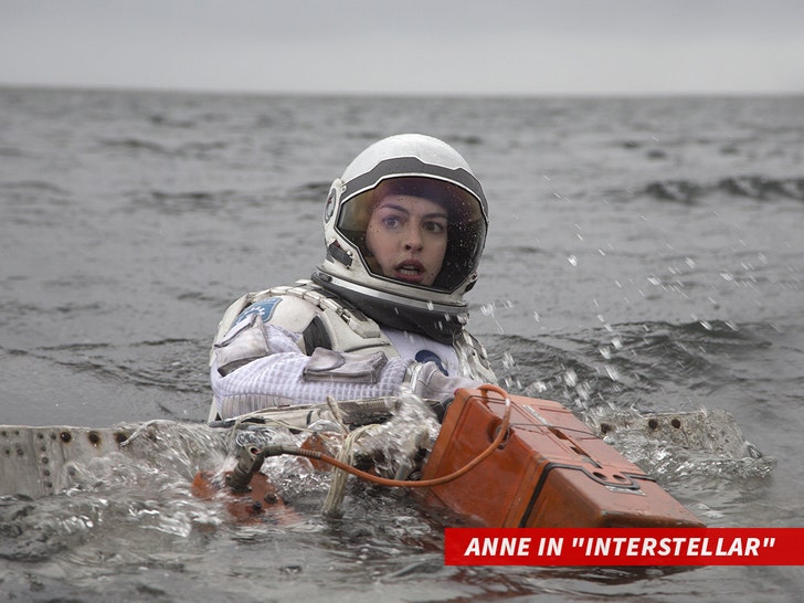 Anne Hathaway in "Interstellar"