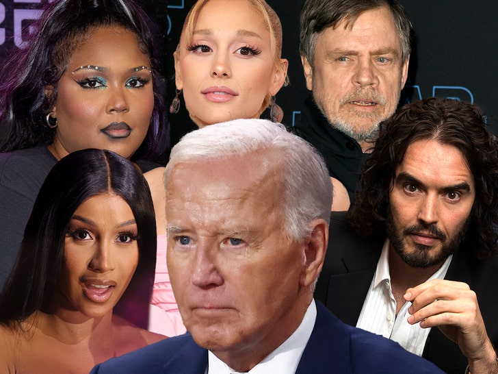 celebs react to joe biden dropping out of the race tweets