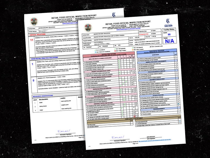 Pusat Laporan Inspeksi Makanan Kafetaria Pendidikan Dini