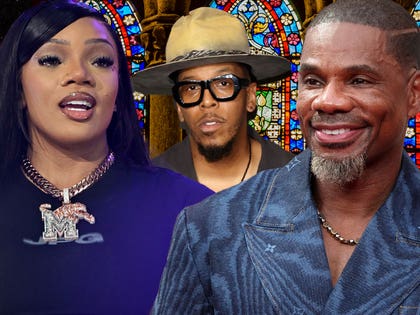 GloRilla Kirk Franklin Deitrick Haddon getty comp 2