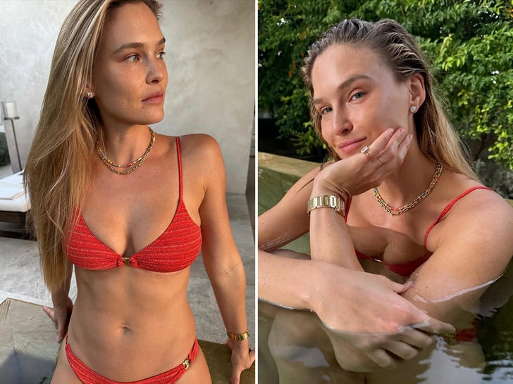 Bar Refaeli Flaunts Red Hot Bikini Bod