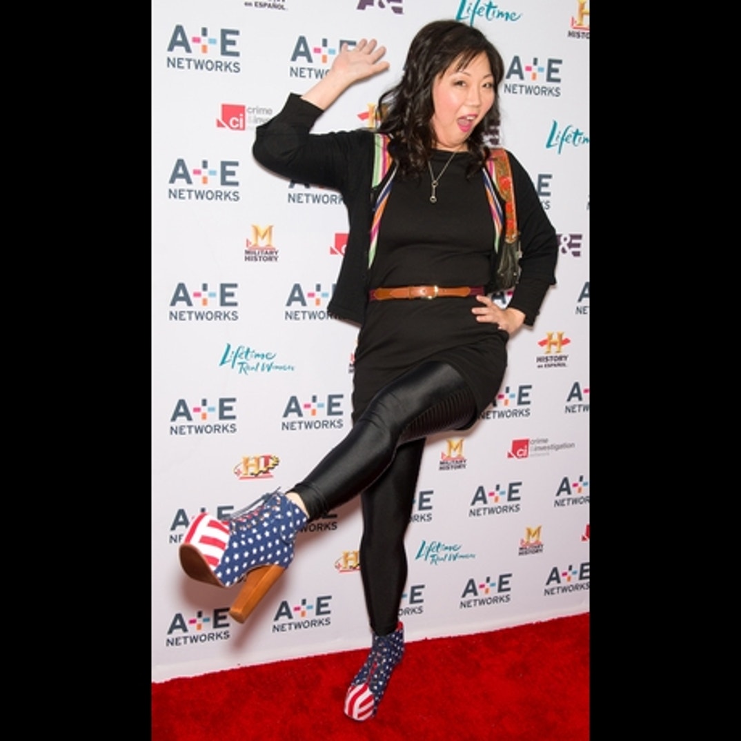 Funny American Margaret Cho hits the red carpet!