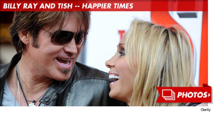 Billy Ray Cyrus and Tish Cyrus -- Happier Times