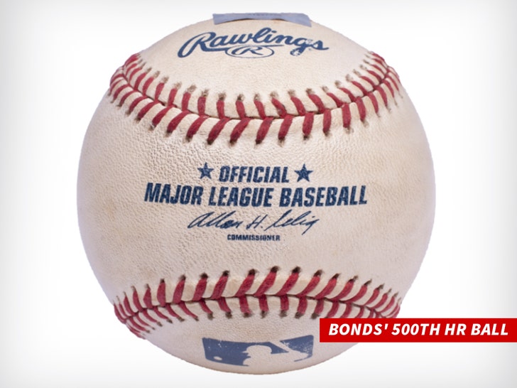 Barry Bonds 500th HR Ball Hits Auction Block, Expected To Rake In $250K