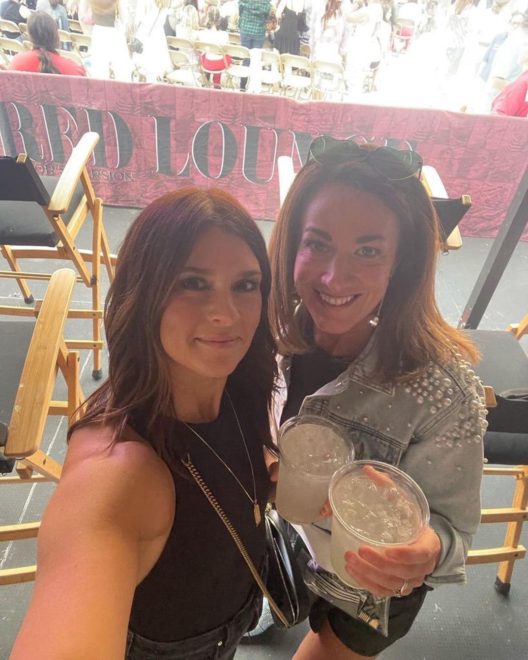 Danica Patrick (left)