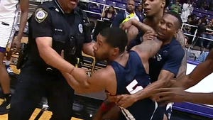 College Basketball Brawl Pops Off In Handshake Line, Players Suspended 2 Games