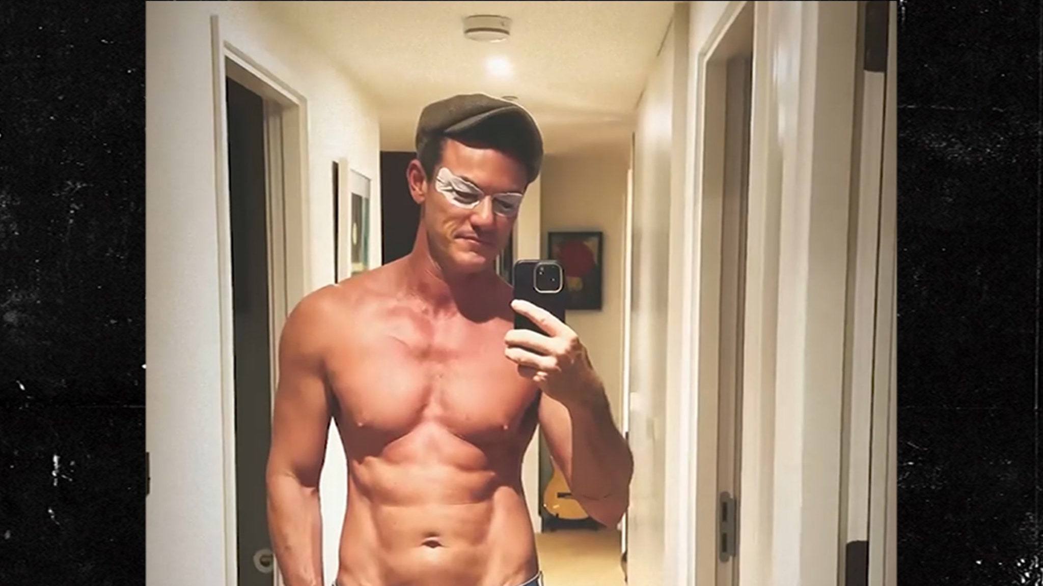 Luke Evans Shows Off Rippling Abs In Thirst Trap Shirtless IG