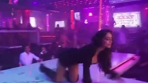 'Jersey Shore' Star Angelina Pivarnick Dances at Strip Club as Money Flies