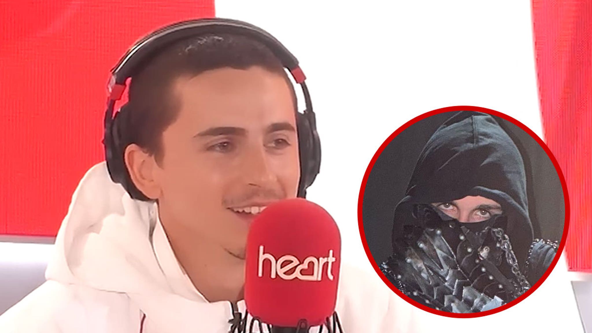 Timothée Chalamet geeft ‘geen commentaar’ als hem wordt gevraagd of hij rapper EsDeeKid is