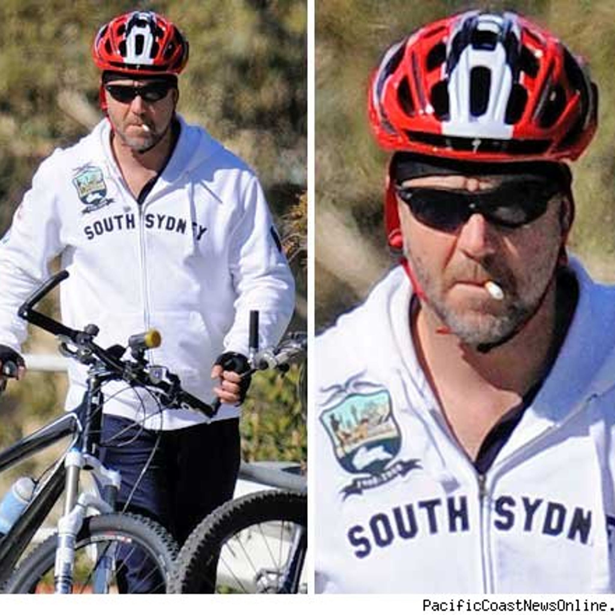 Russell Crowe's Aerobic Smoke Out