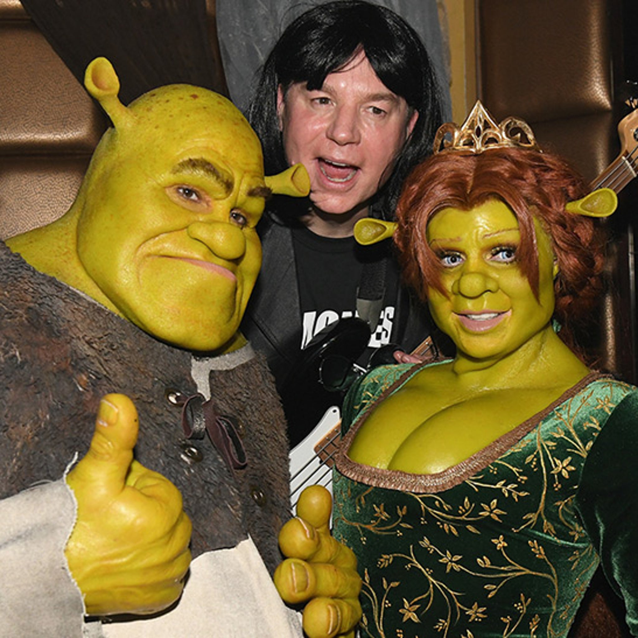 Heidi Klum Rocks Insane Shrek Costume In Front Of Mike Myers