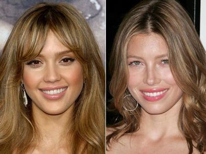 Jessica Alba and Jessia Biel