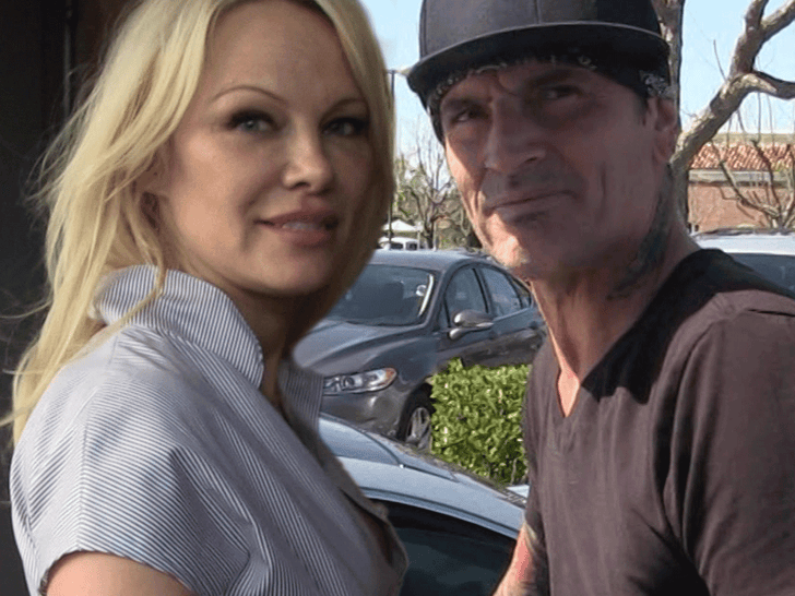 Pam Anderson and Tommy Lee