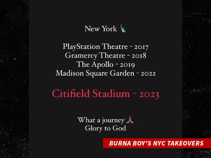 Burna Boy's NYC Takeovers